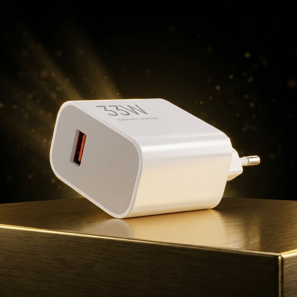 33W Super Fast Charging Adapter | EU Plug – Universal Compatibility