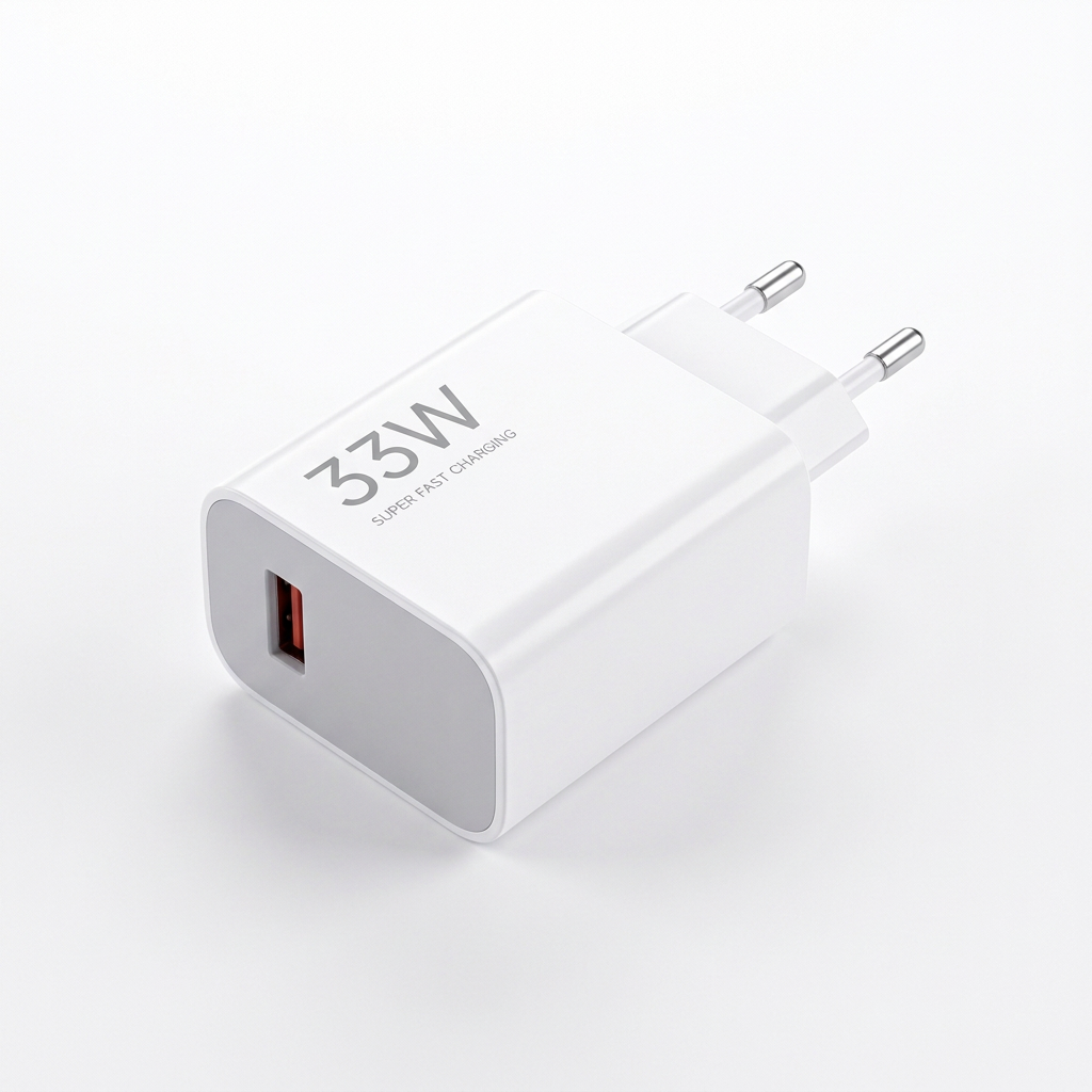 33W Super Fast Charging Adapter | EU Plug – Universal Compatibility