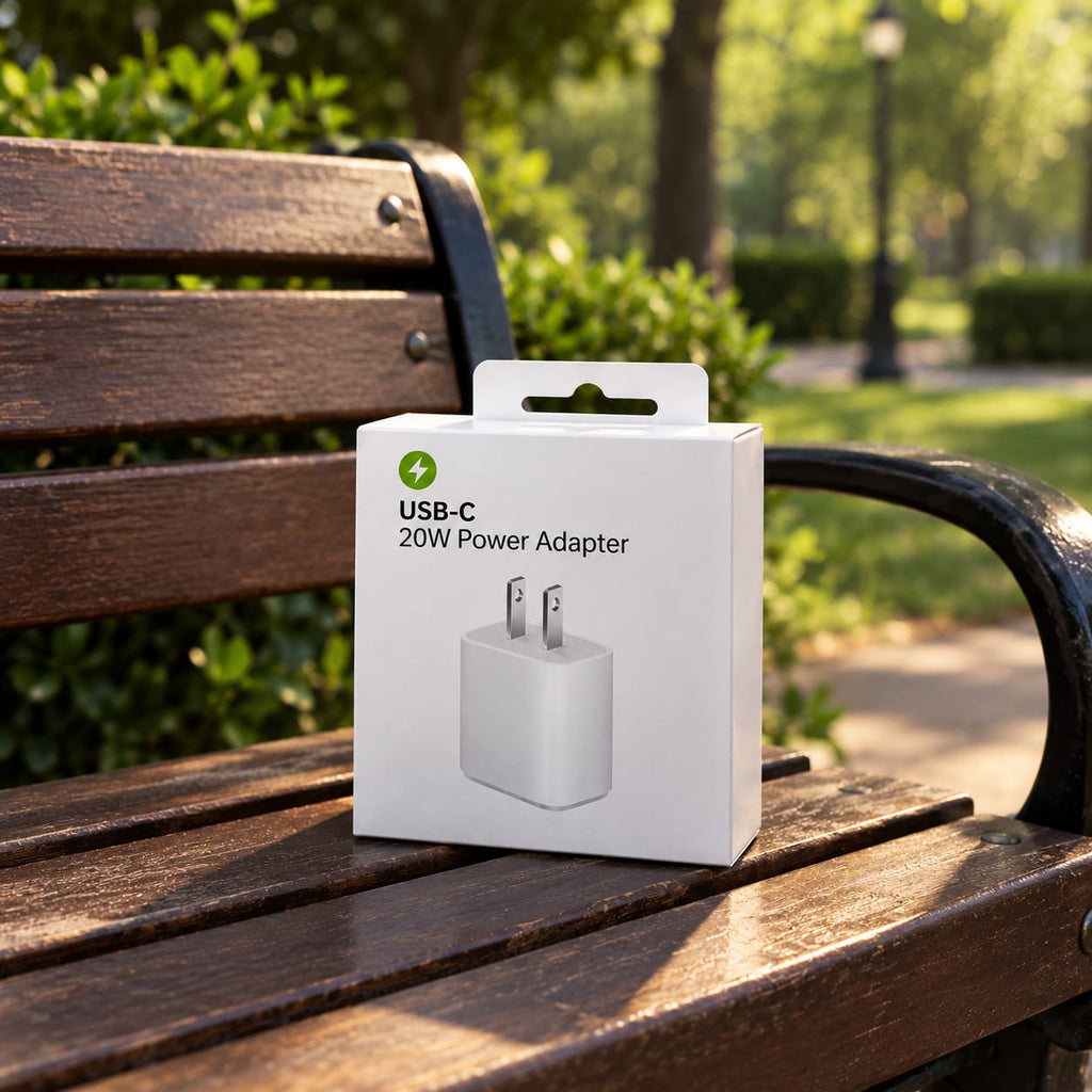 20W USB-C Fast Charging Power Adapter – White