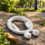 Gionee USB-C Wired Handsfree – White Earphones with Microphone