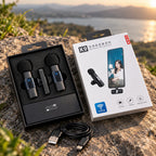 K9 Wireless Microphone for Smartphones – Clip-On Mic for Vlogging & Recording