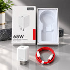 65W Fast Charging Adapter with Type-C Cable – OnePlus Warp Charge Style