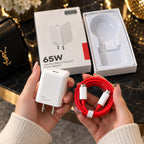 65W Fast Charging Adapter with Type-C Cable – OnePlus Warp Charge Style
