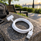 30-Pin USB Charging & Data Cable for Older Apple Devices – White