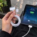 30-Pin USB Charging & Data Cable for Older Apple Devices – White