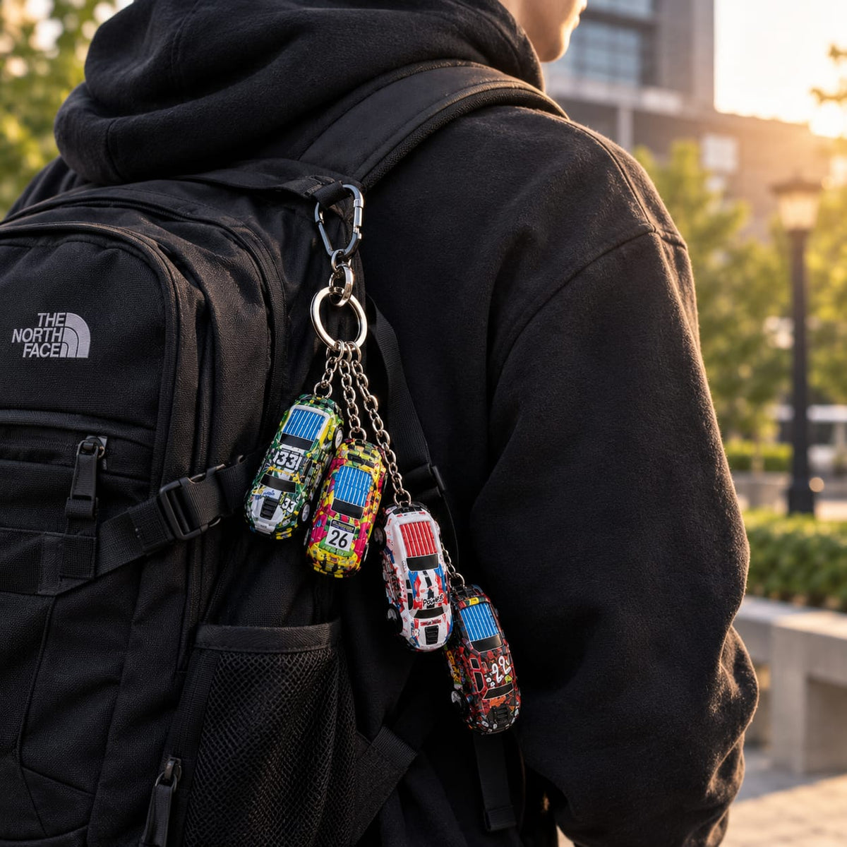 Mini Racing Car Keychain – Toy Car Charm