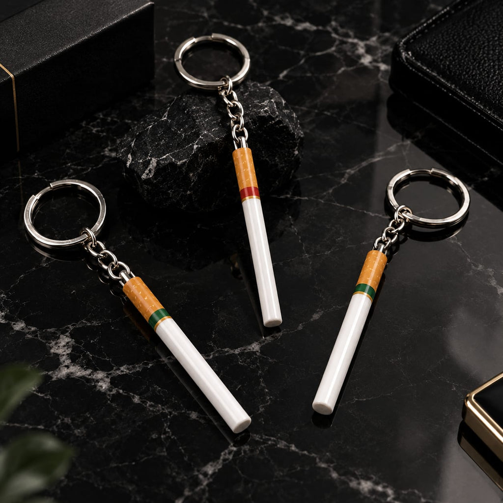 Cigarette Design Keychain