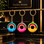 Colorful Rainbow Keychain Set – Cute Star Design