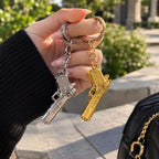Premium Metal Gun Keychain – Stylish Pistol Design
