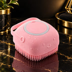 Soft Silicone Bath Brush with Hooks | Gentle Body Scrubber for Babies & Adults | With Box