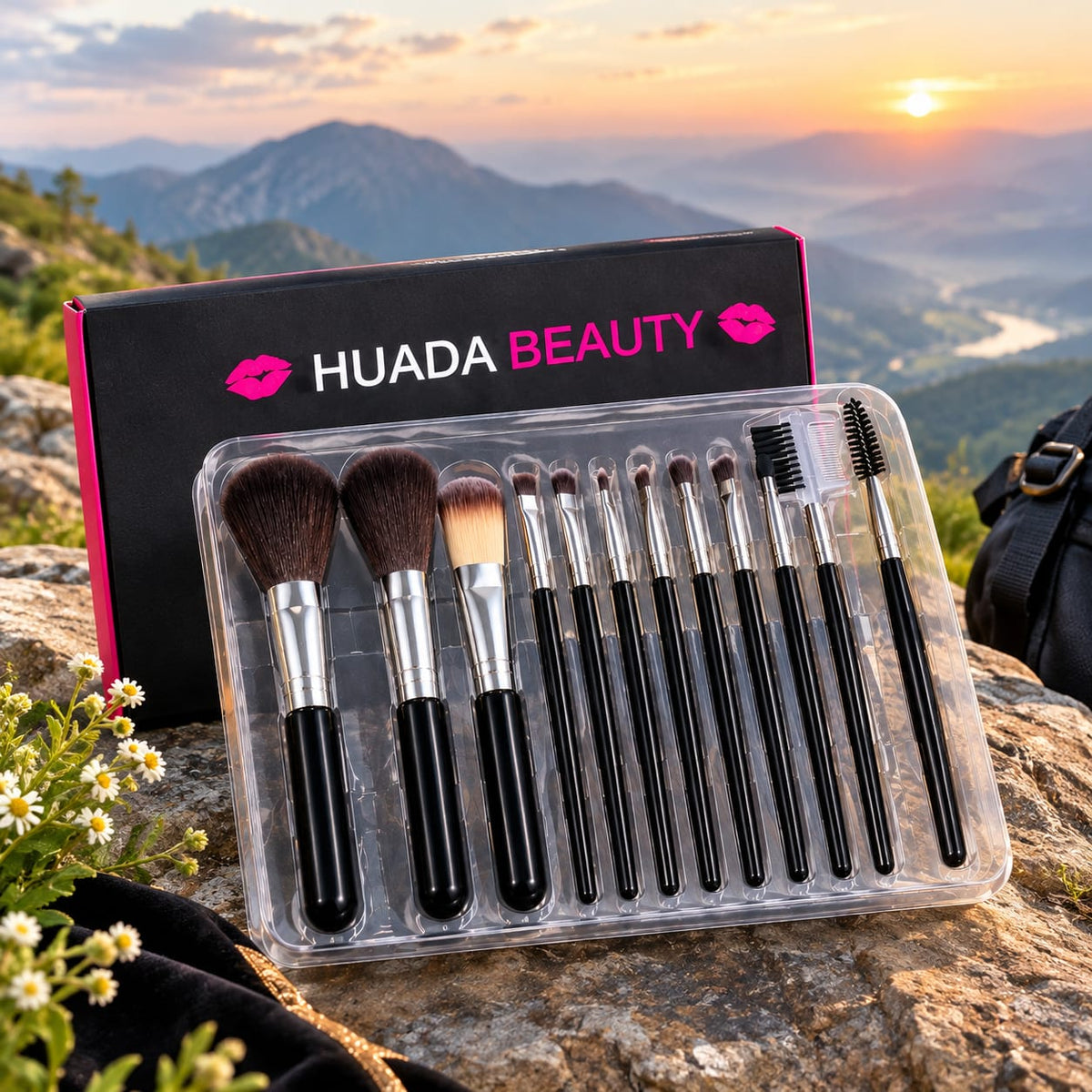 12-Piece Makeup Brush Set for Women | Soft Synthetic Bristles | Complete Makeup Tool Kit