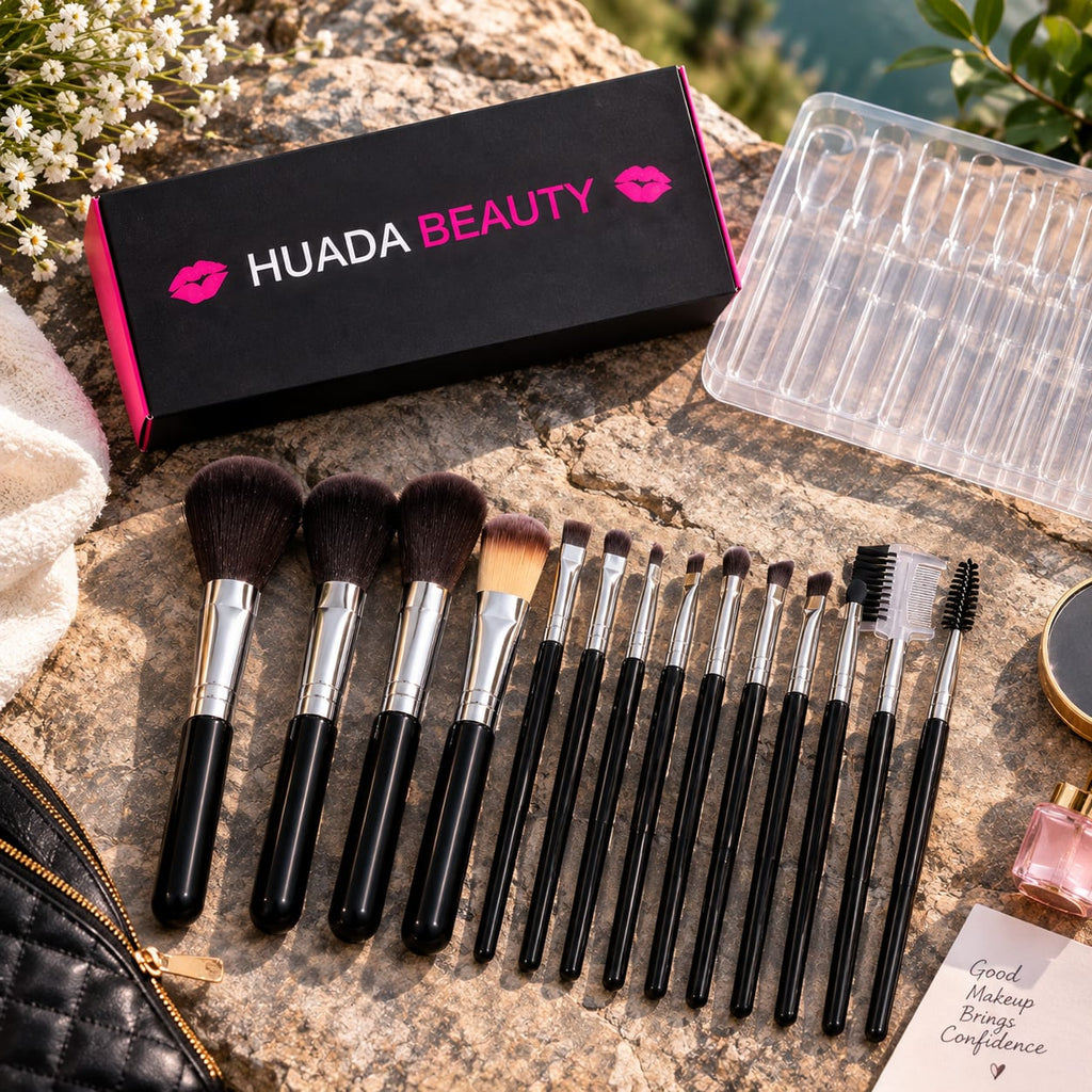 12-Piece Makeup Brush Set for Women | Soft Synthetic Bristles | Complete Makeup Tool Kit
