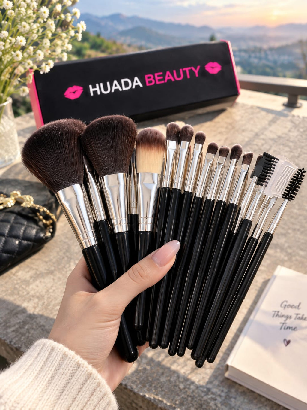 12-Piece Makeup Brush Set for Women | Soft Synthetic Bristles | Complete Makeup Tool Kit