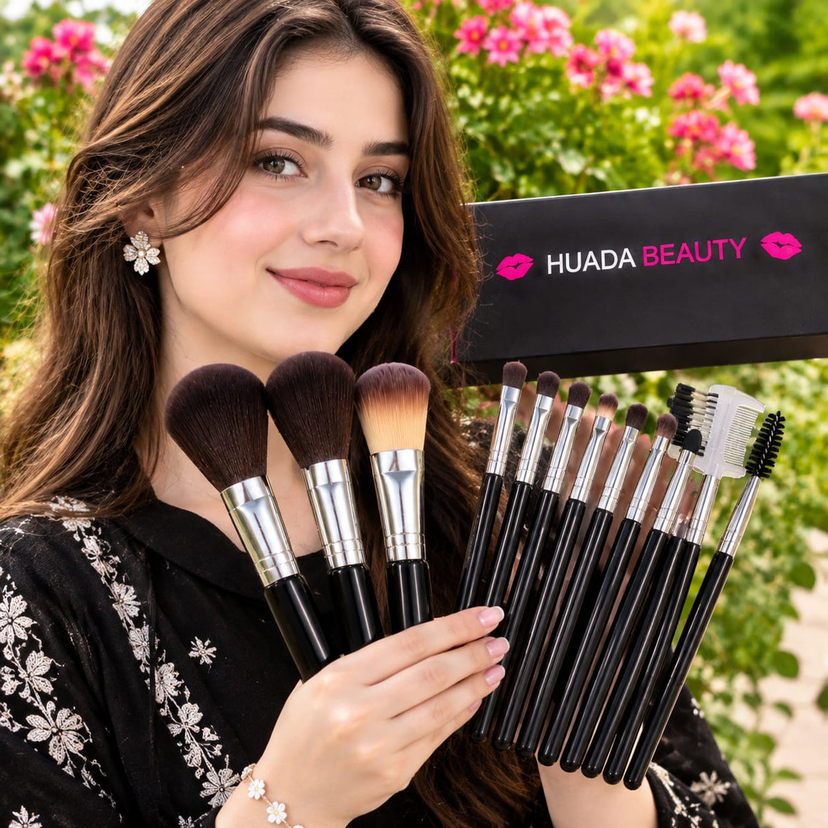 12-Piece Makeup Brush Set for Women | Soft Synthetic Bristles | Complete Makeup Tool Kit