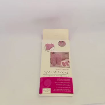 Reusable Silicone Moisturizing Spa Socks for Dry Feet & Cracked Heels | Overnight Foot Care