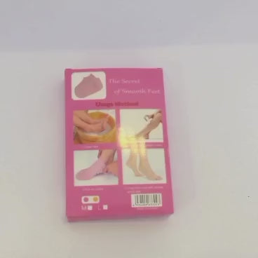 Silicone Jelly Socks for Dry Feet & Cracked Heels | Moisturizing Gel Foot Care Socks | Box Packed